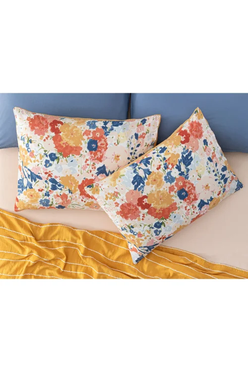 Spring Garden Cotton 2-Piece Pillowcase 50x70 cm Pomegranate Flower