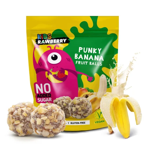 RAWBERRY Kids Punky Banana Fruit Balls